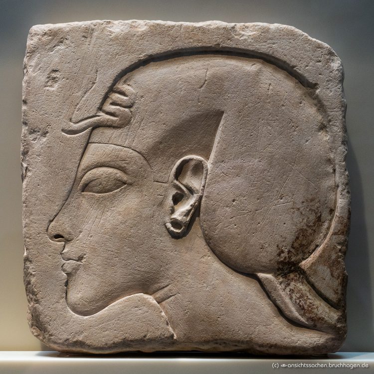Neues Museum Reliefbild des Königs Echnaton