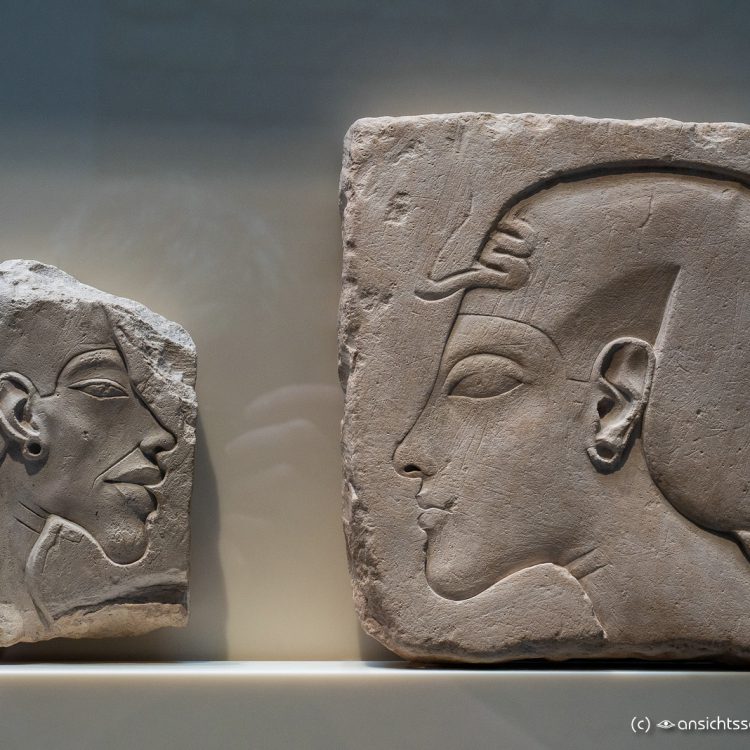Neues Museum Reliefbild des Königs Echnaton