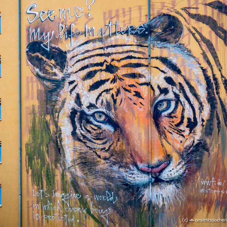 Tigerbild von Herakut